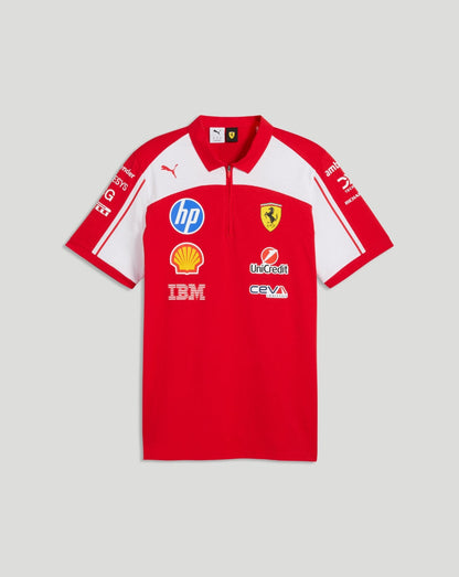 Scuderia Ferrari Men's Team Polo - Red