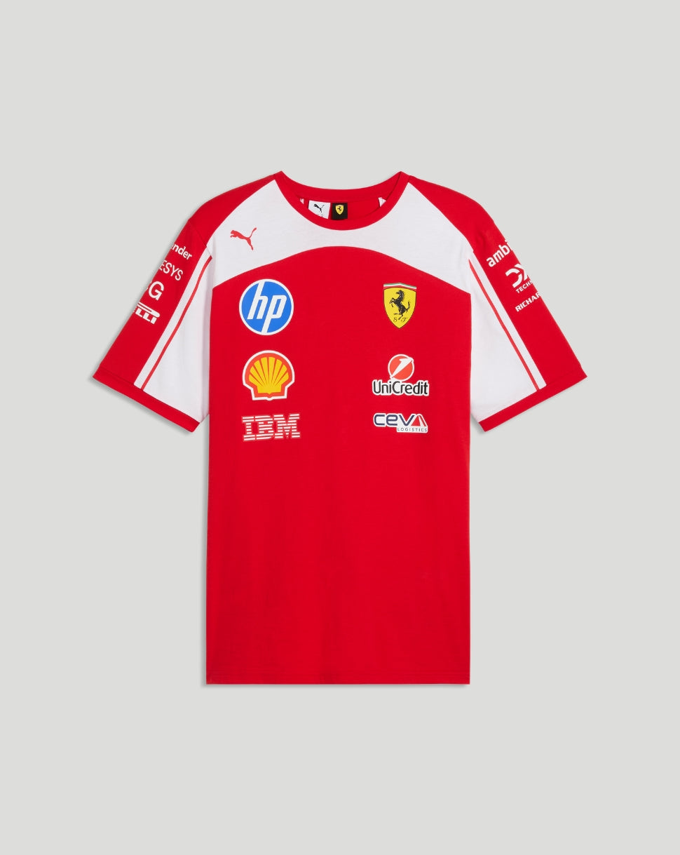 Scuderia Ferrari Men's Team T-Shirt - Red - Red