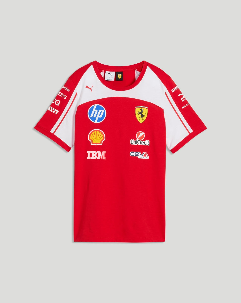 Scuderia Ferrari Women's Team T-Shirt - Red - Red