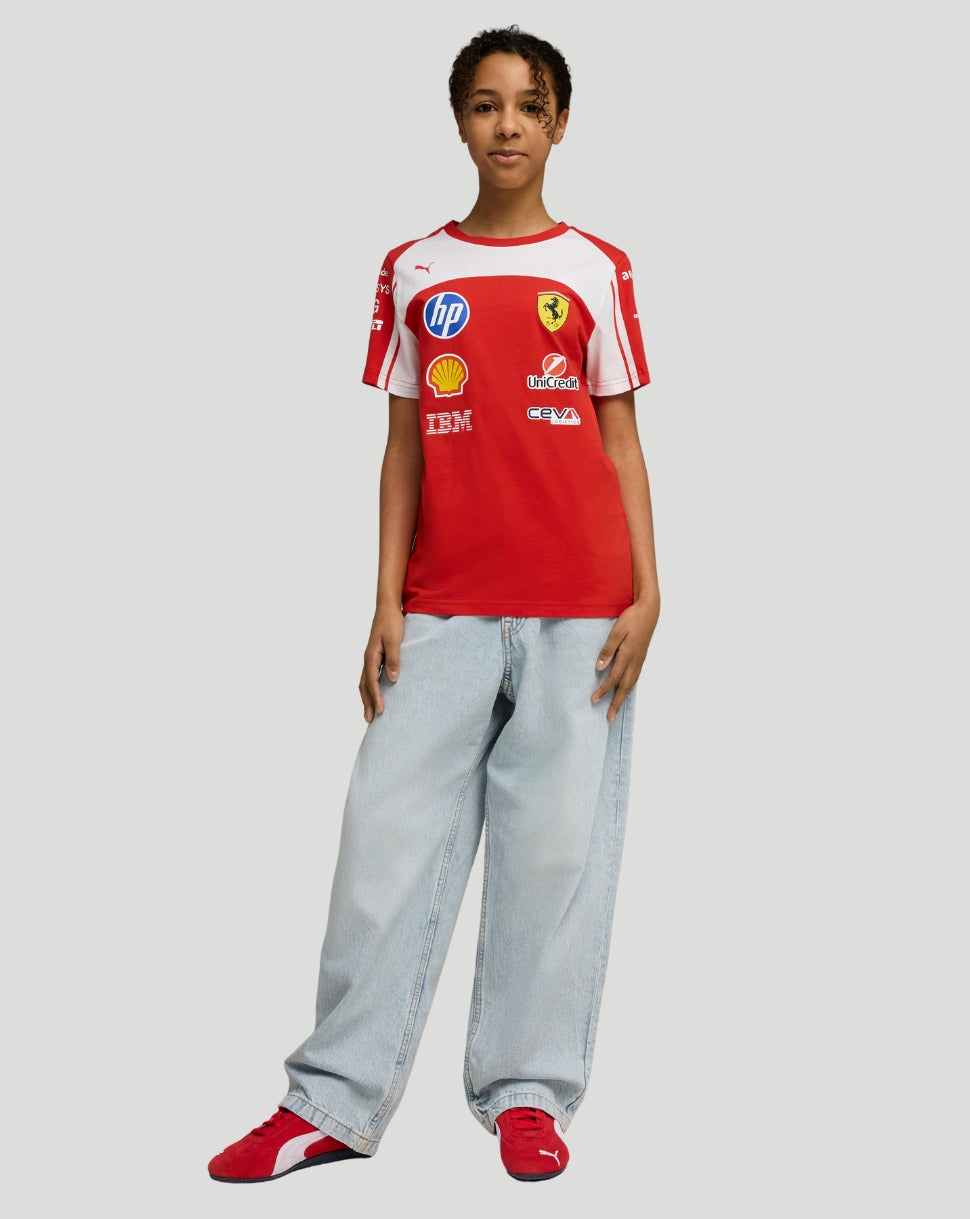 Scuderia Ferrari Junior Team T-Shirt - Red - Red