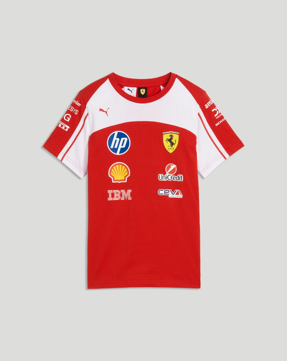 Scuderia Ferrari Junior Team T-Shirt - Red - Red