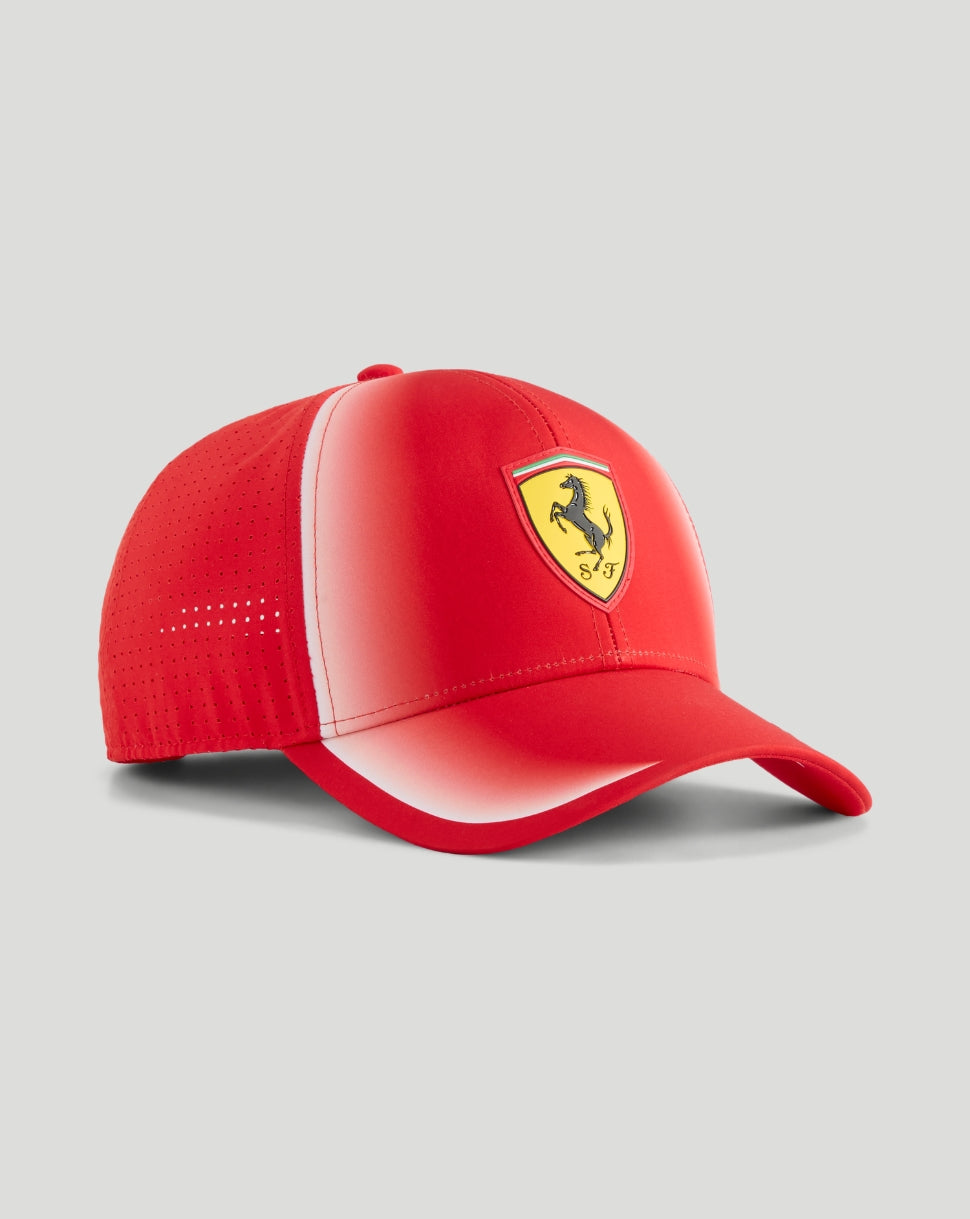 Scuderia Ferrari Unisex Team Baseball Cap - Red - Red