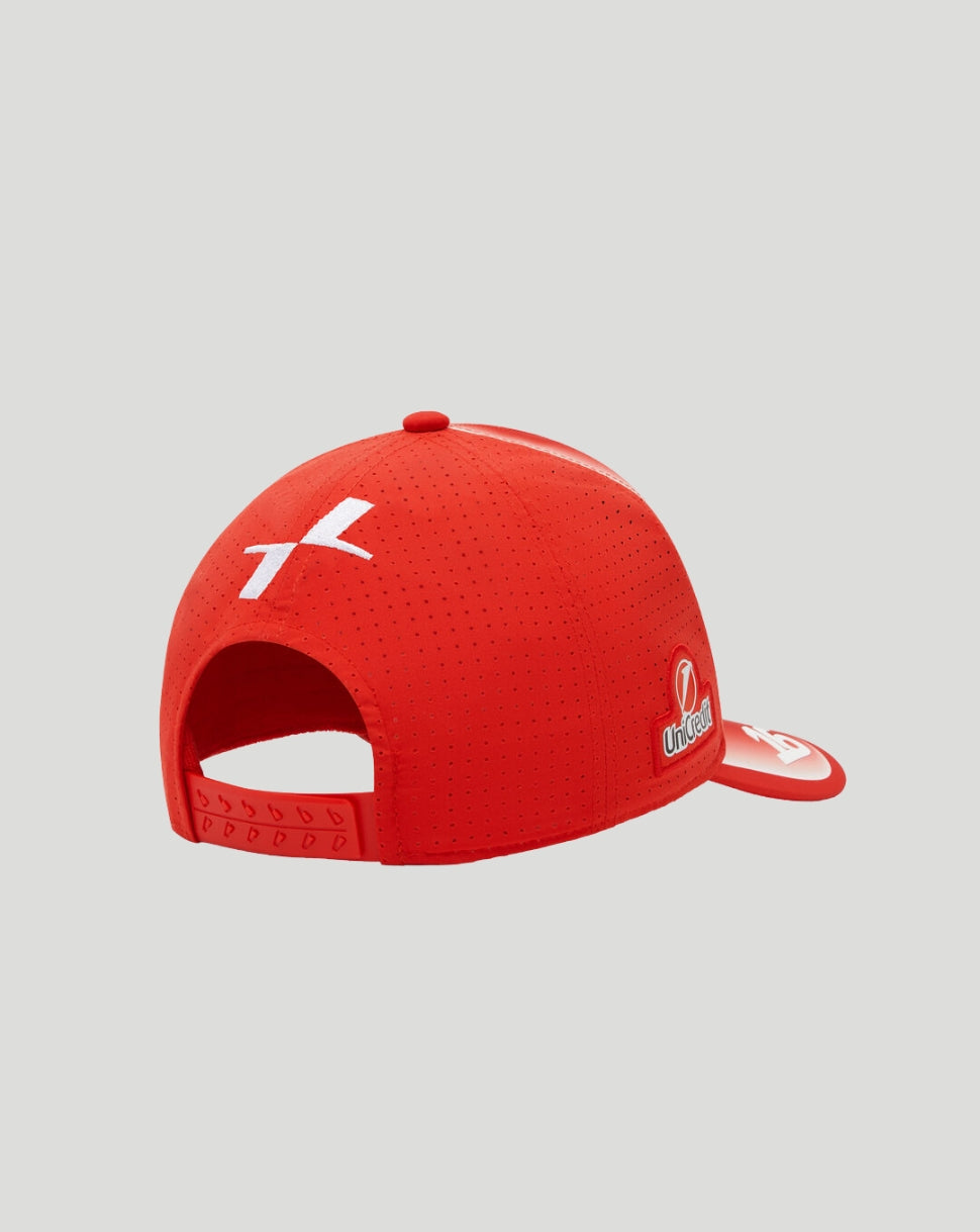 Scuderia Ferrari Junior Team Leclerc Cap - Red - Red