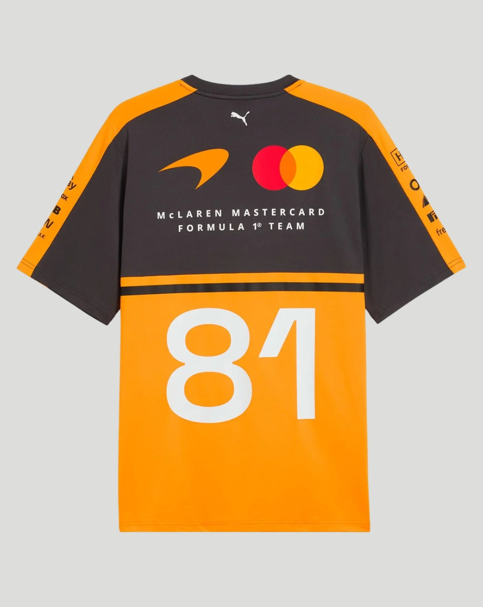 McLaren Men's Team Piastri T-Shirt - Papaya - Papaya