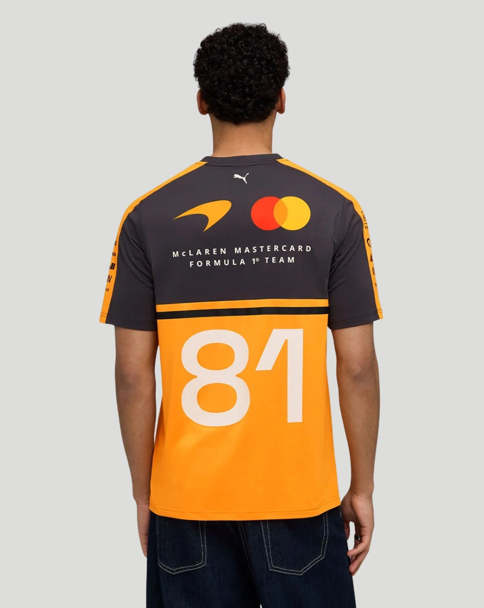 McLaren Men's Team Piastri T-Shirt - Papaya - Papaya