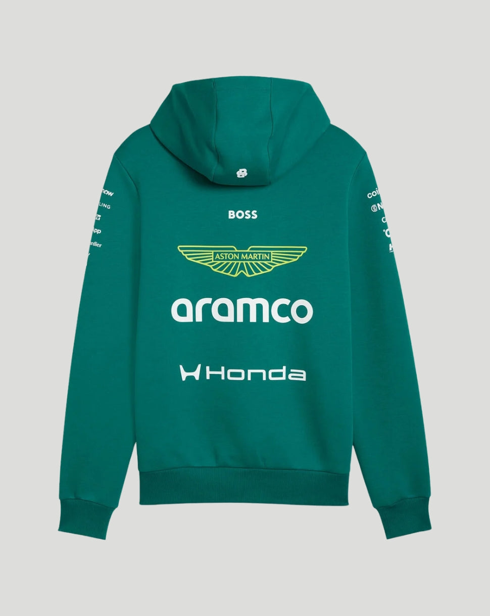 Aston Martin F1 Men's Team Hoodie - Green - Green