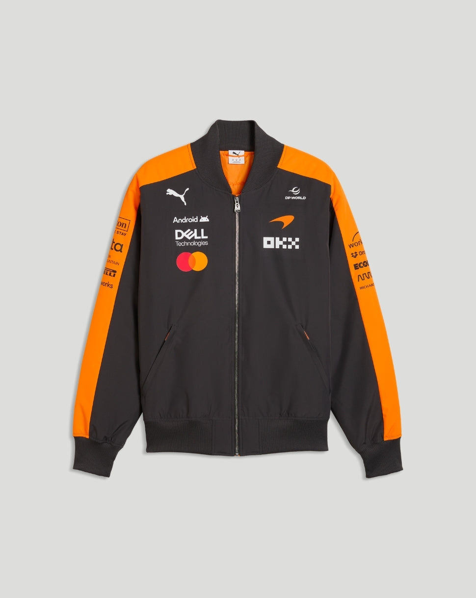 McLaren Men's Team Bomber Jacket - Papaya - Papaya