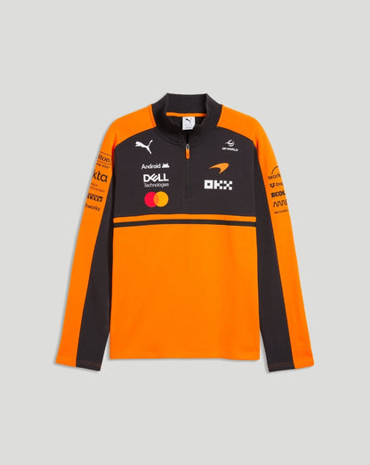 McLaren Men's Team Half-Zip Sweat - Papaya