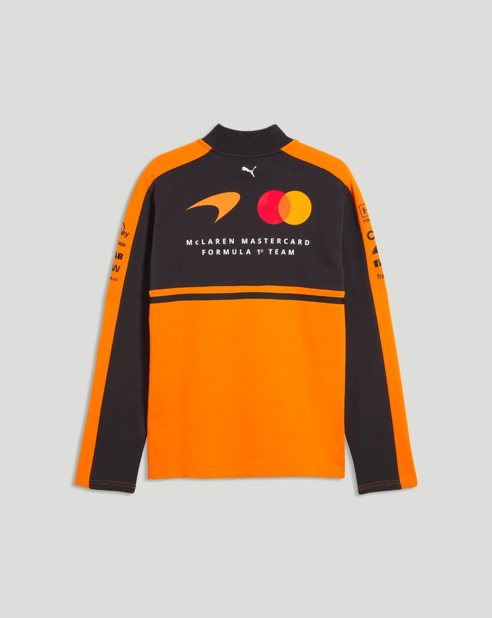 McLaren Men's Team Half-Zip Sweat - Papaya - Papaya