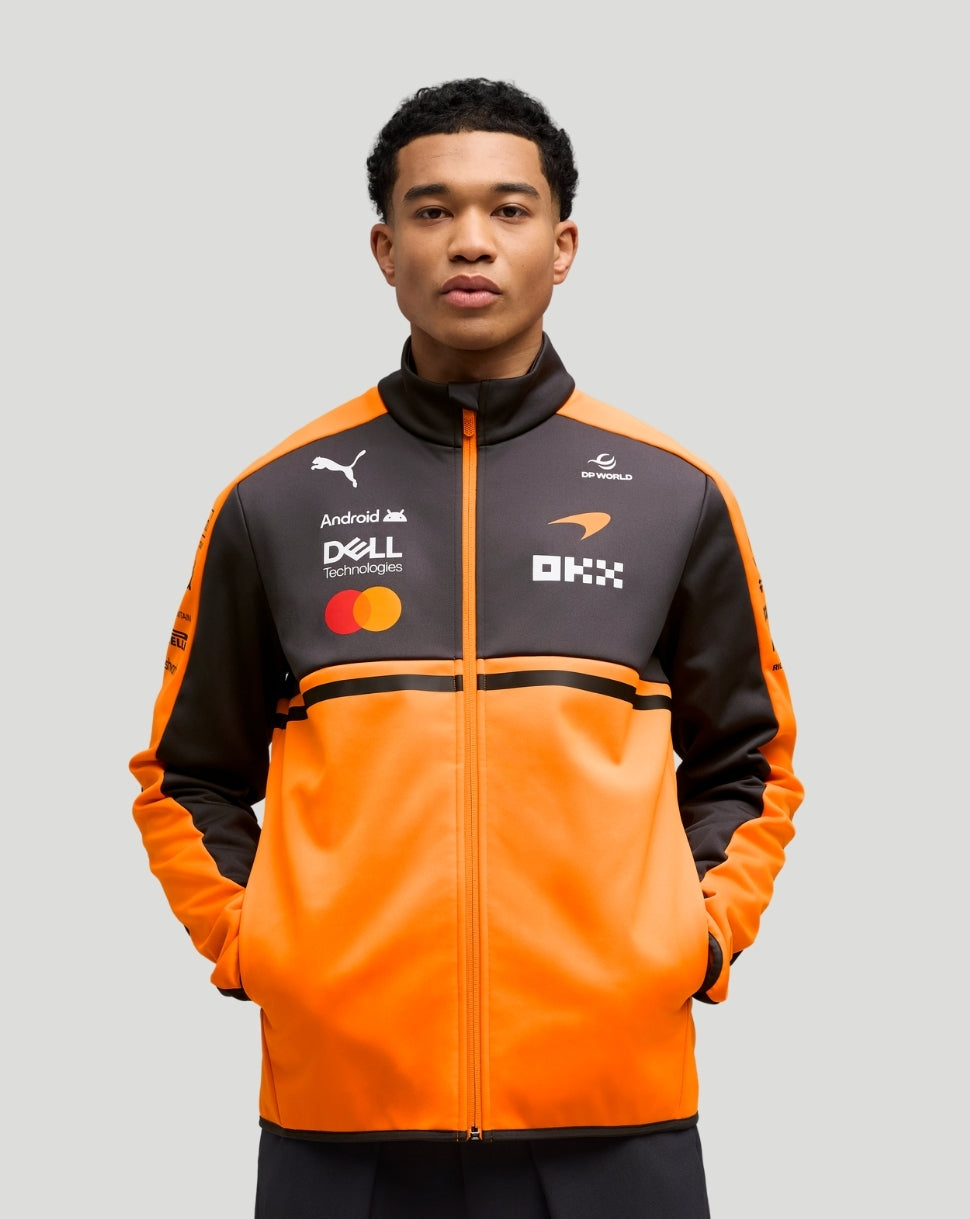 McLaren Men's Team Softshell Jacket - Papaya - Papaya