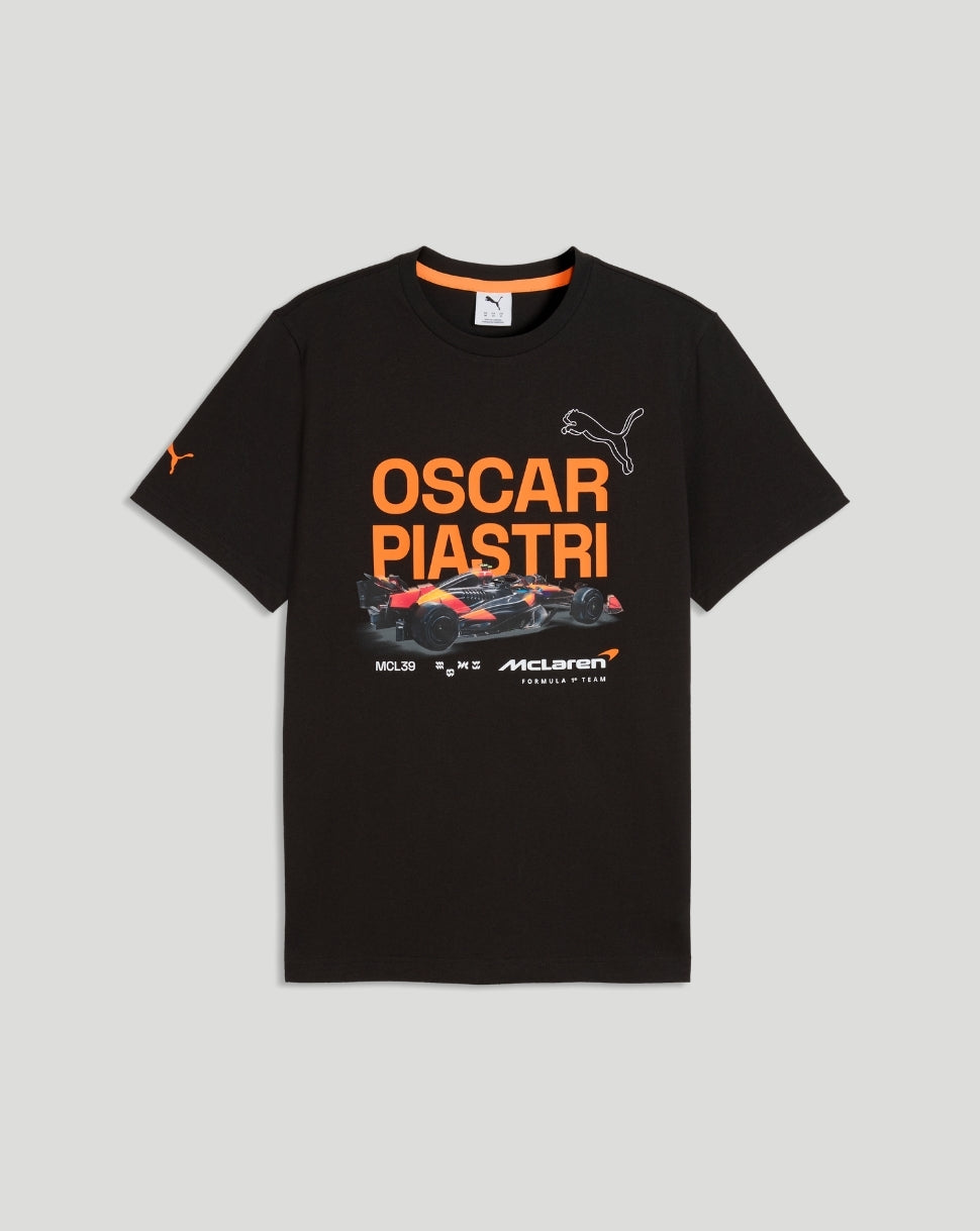 McLaren Men's Piastri Core T-Shirt - Black - Black