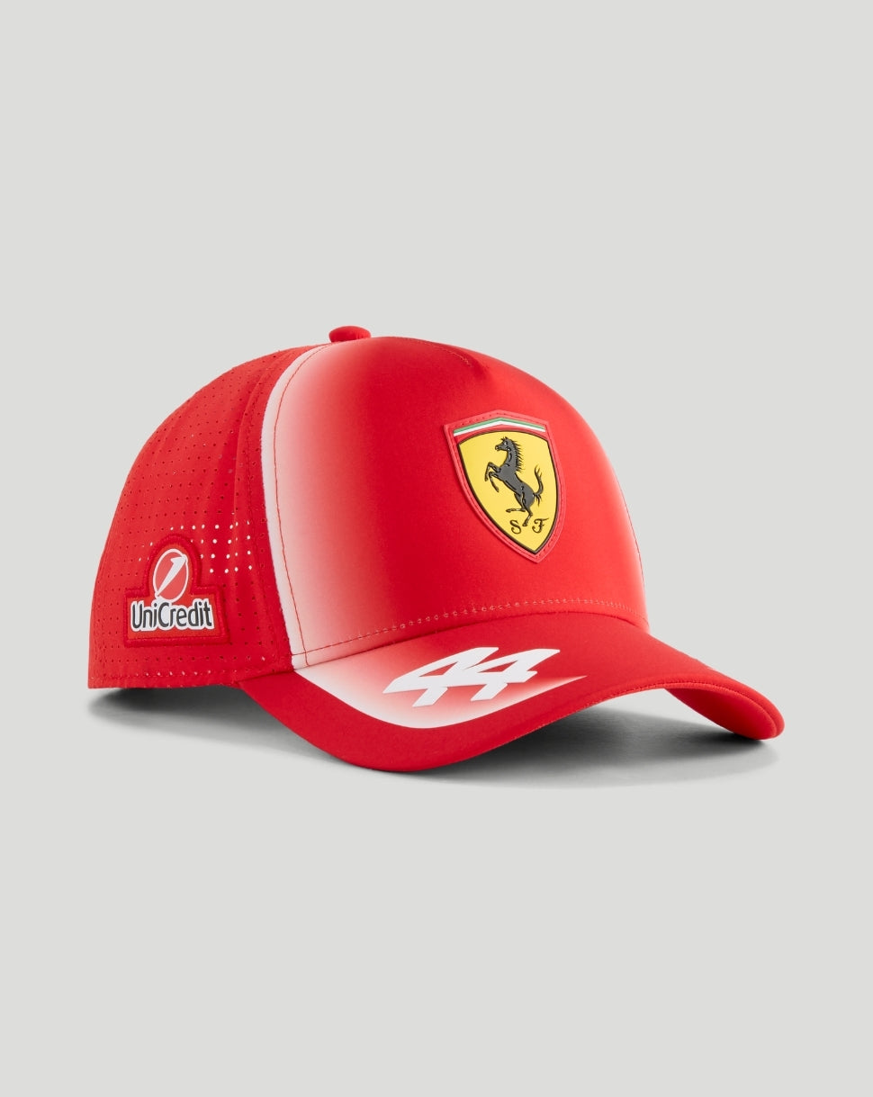Scuderia Ferrari Unisex Team Hamilton Baseball Cap - Red - Red