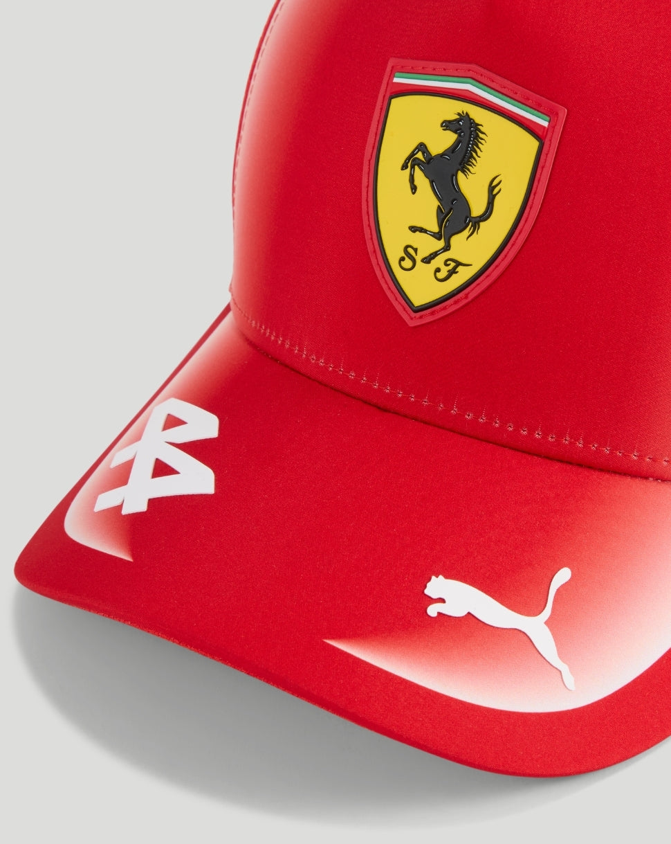 Scuderia Ferrari Unisex Team Hamilton Baseball Cap - Red - Red