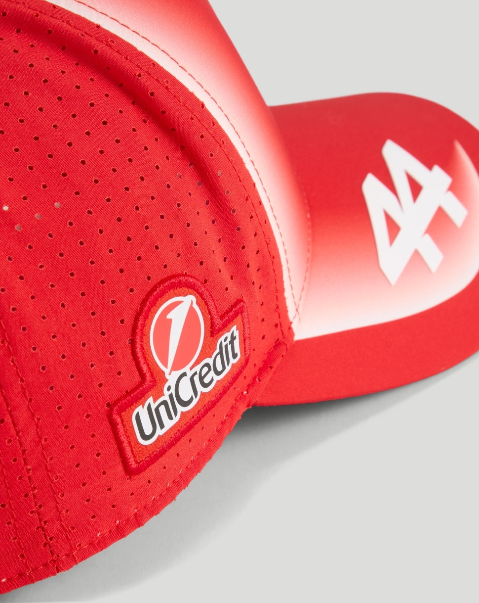 Scuderia Ferrari Unisex Team Hamilton Baseball Cap - Red - Red