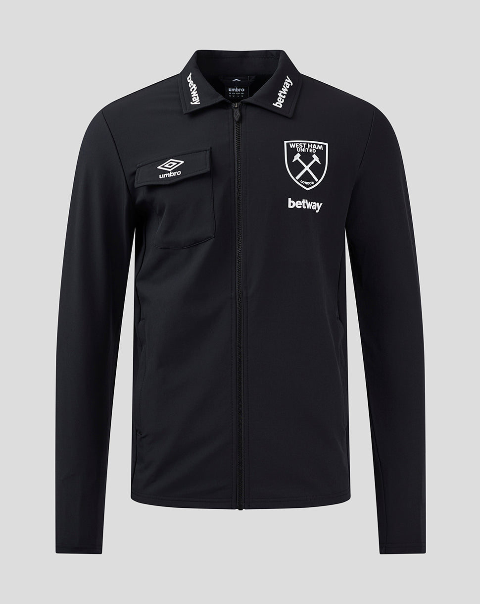 West Ham 24/25 Men's Presentation Jacket  - Black - Black