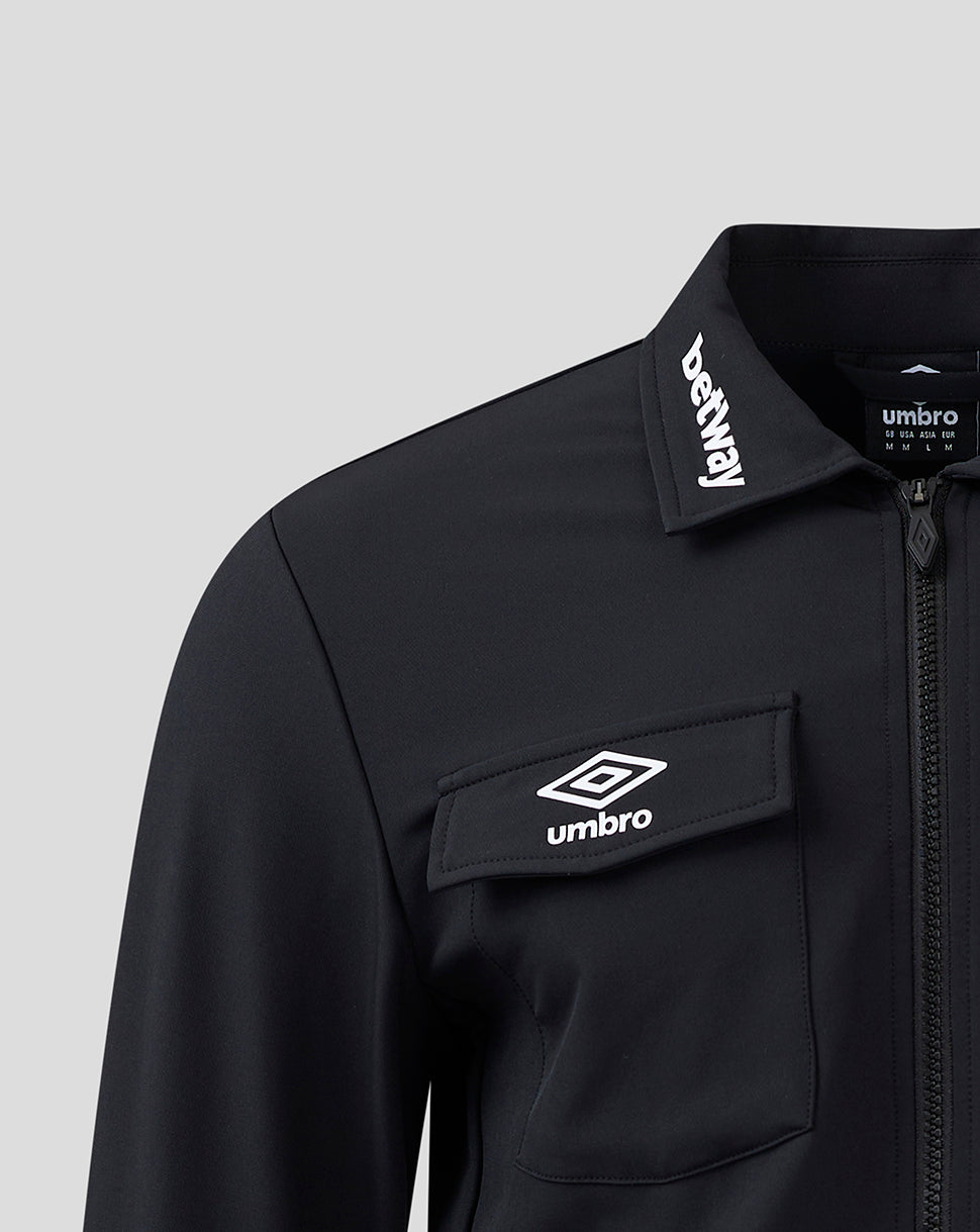 West Ham 24/25 Men's Presentation Jacket  - Black - Black