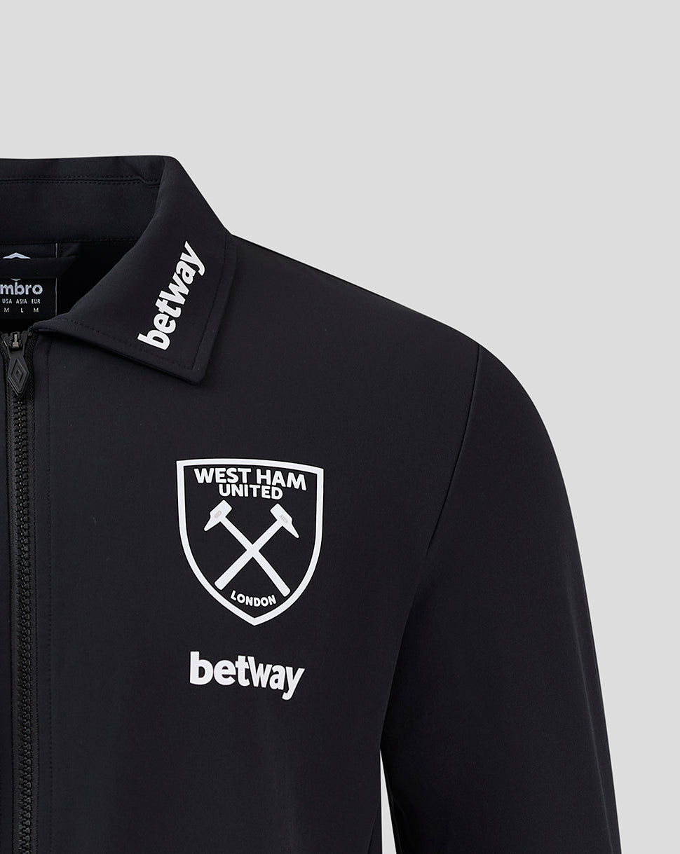 West Ham 24/25 Men's Presentation Jacket  - Black - Black