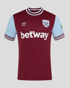 West Ham 24/25 Men's Home Jersey ss - Burgundy