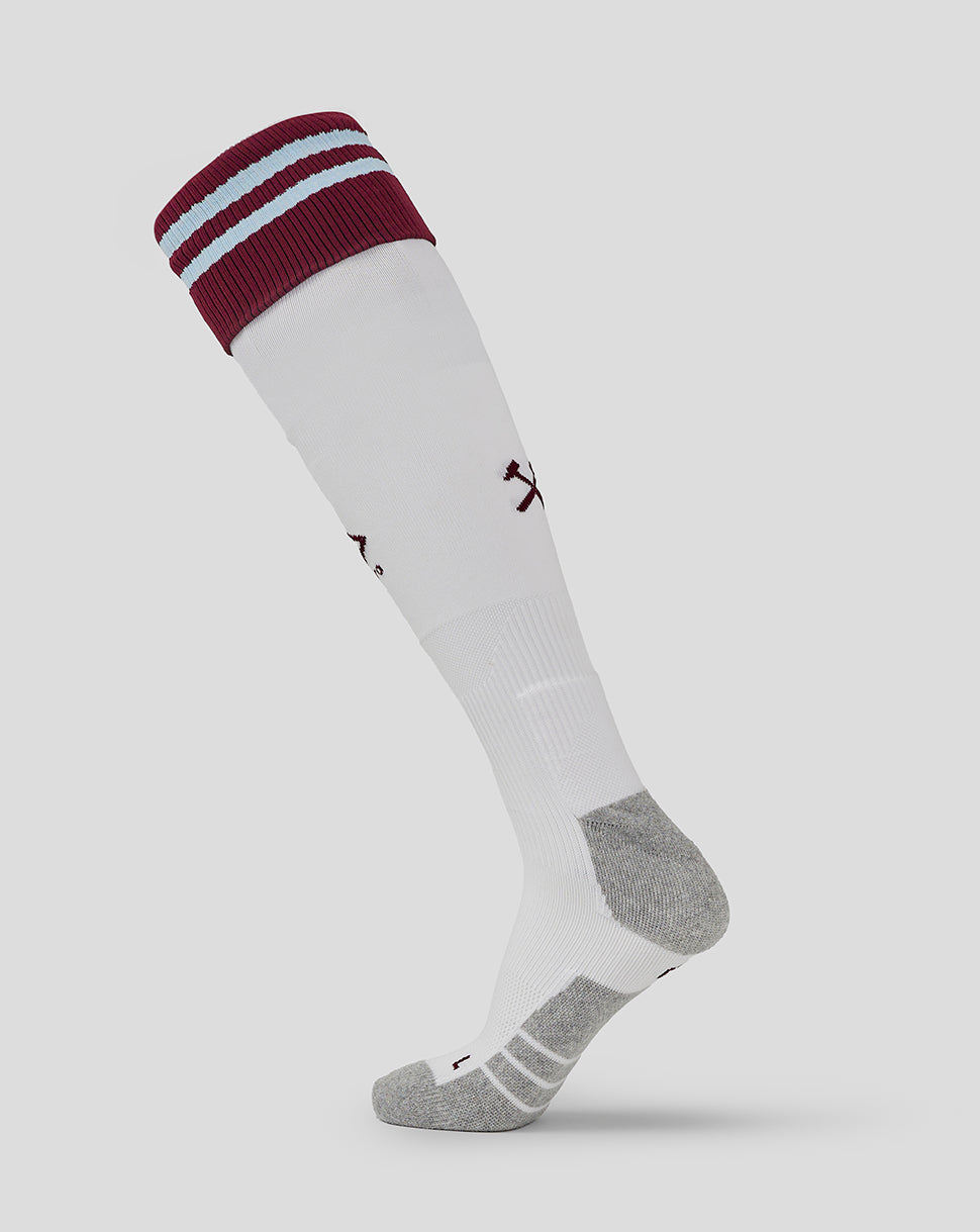 West Ham Home Socks Adult - White