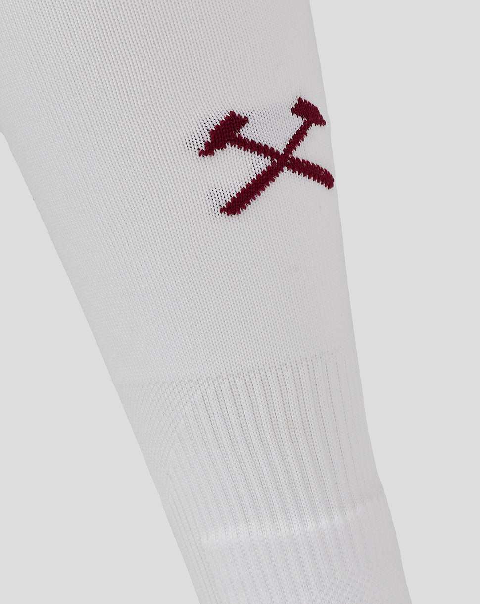 West Ham Home Socks Adult - White - White