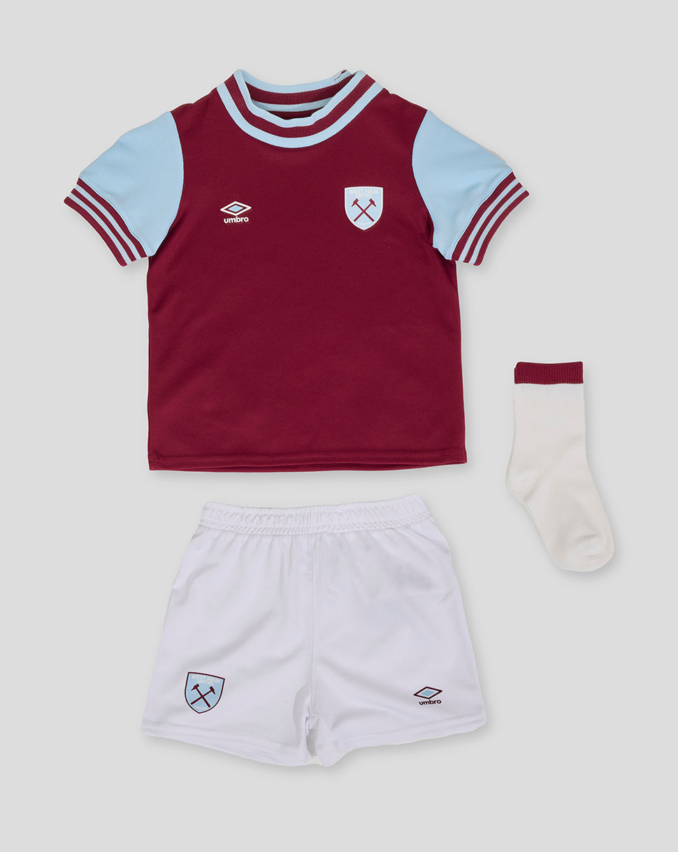 West Ham 24/25 Baby Home Kit - Burgundy