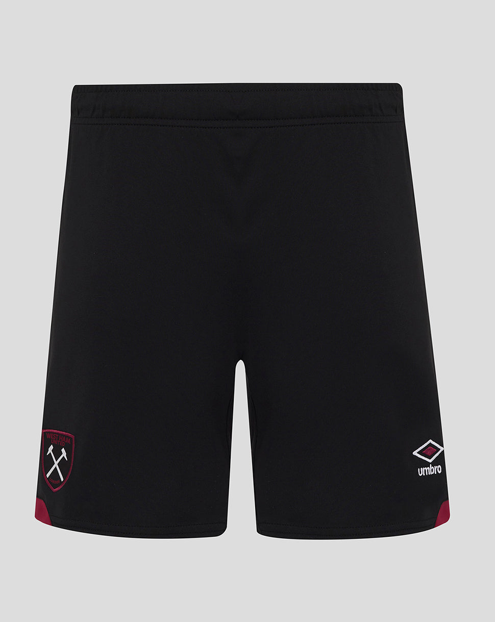 West Ham 24/25 Men's Away Shorts - Black - Black