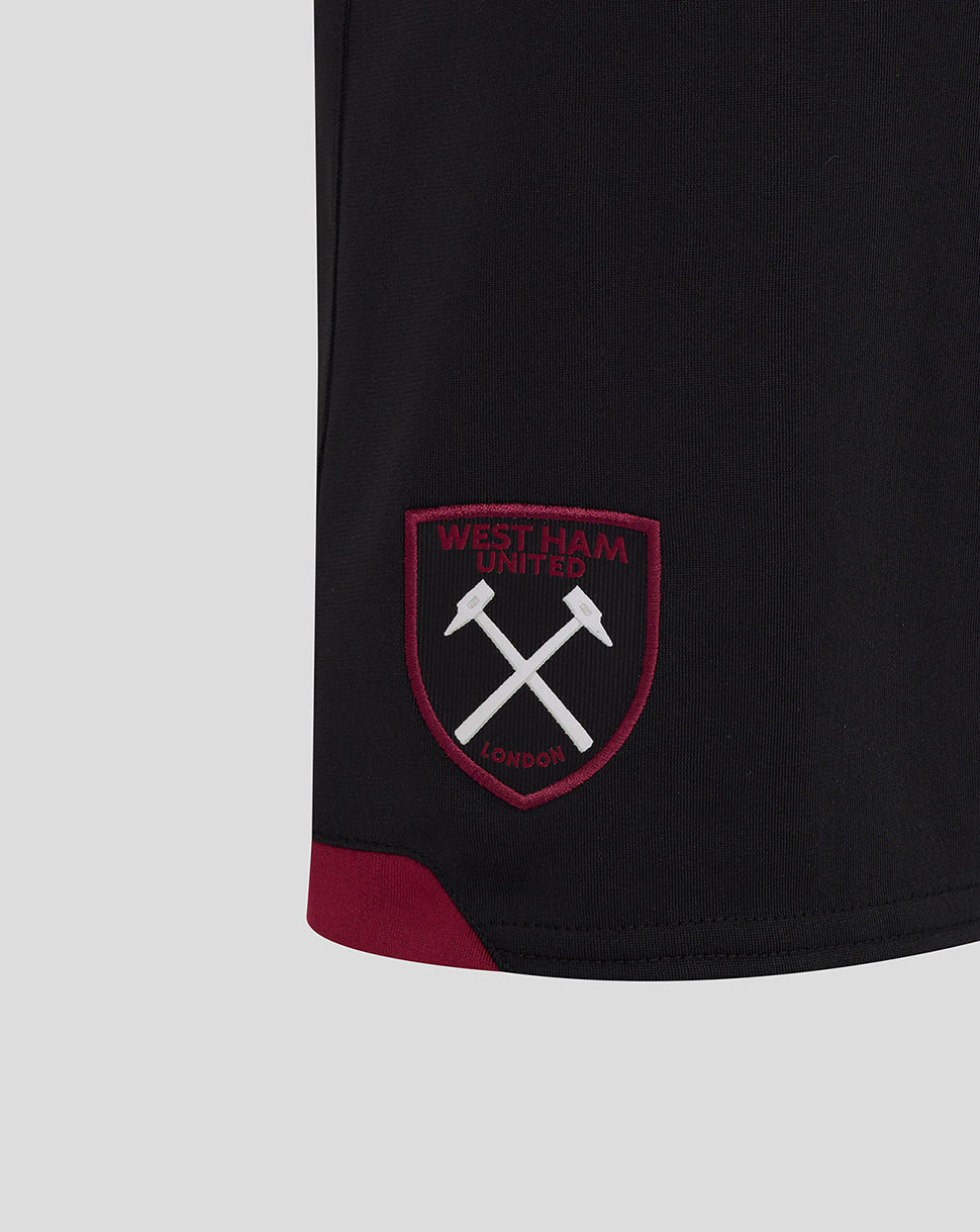 West Ham 24/25 Men's Away Shorts - Black - Black