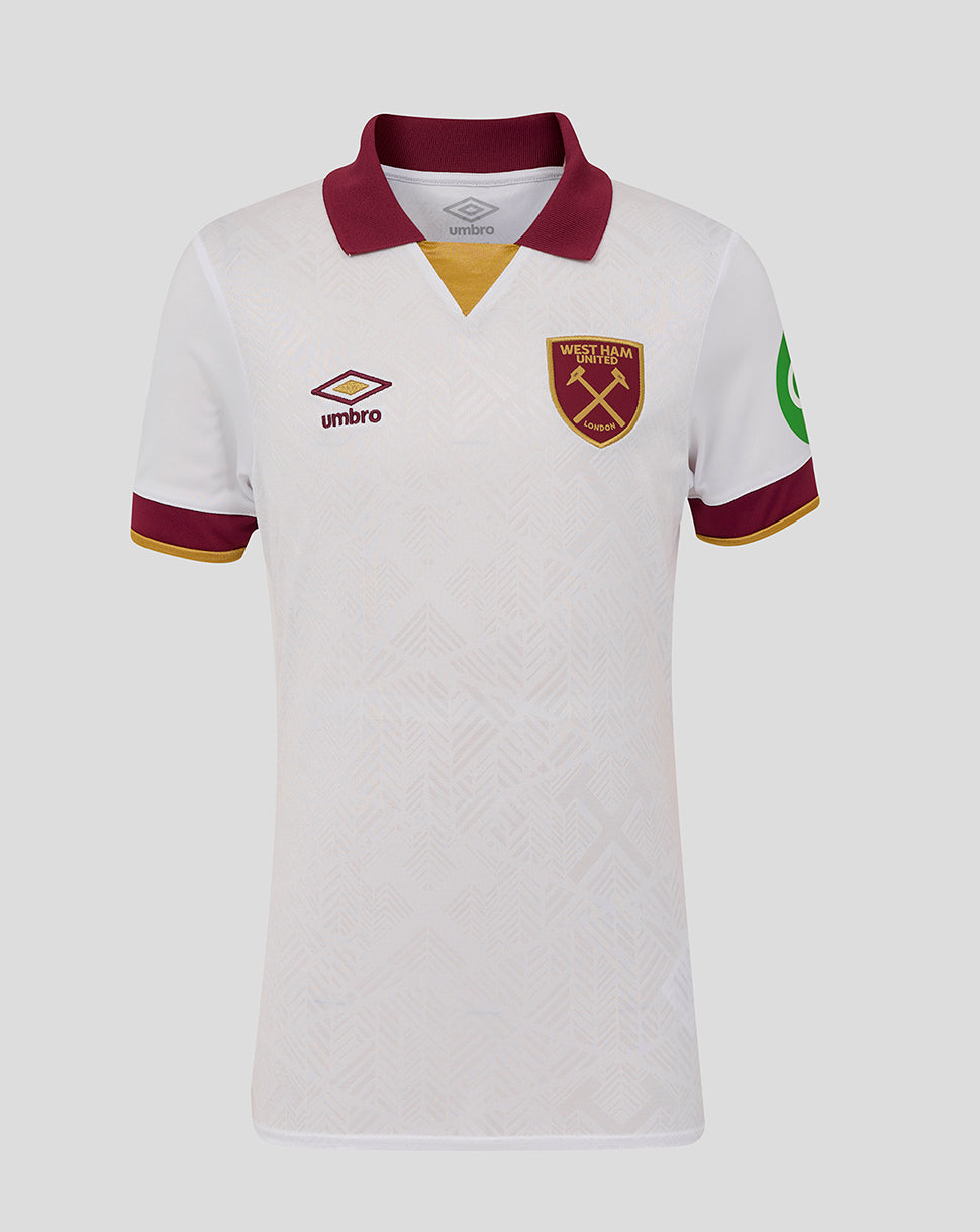 West Ham 24/25 Junior Third Jersey ss - White - White