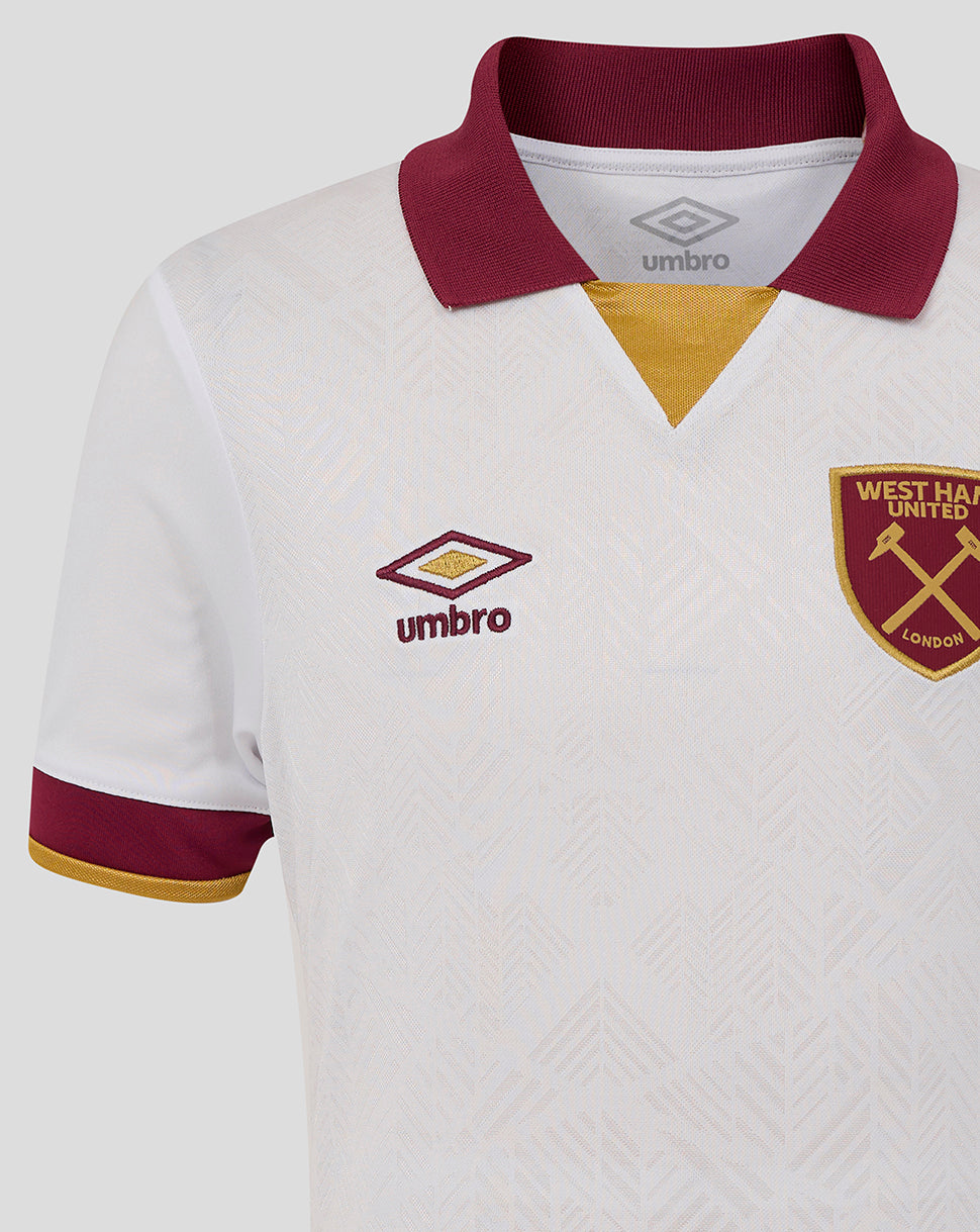 West Ham 24/25 Junior Third Jersey ss - White - White