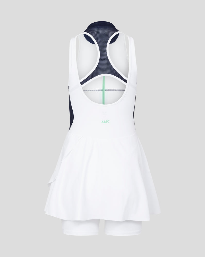 AMC Women's Tennis Dress - White/Navy