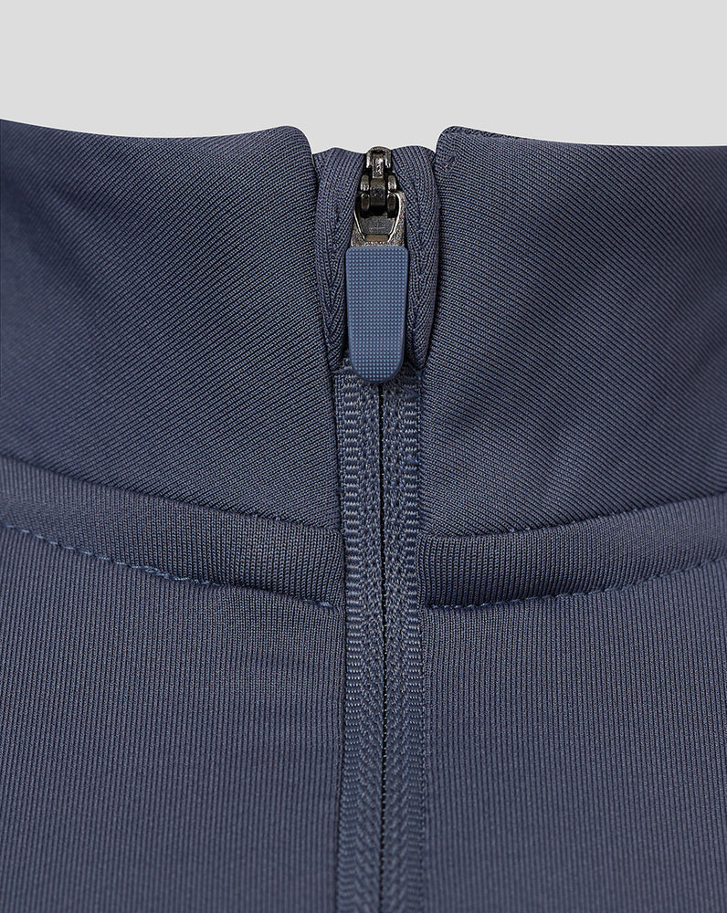 Men’s AMC Long Sleeve Core Quarter Zip Top – Clay Blue