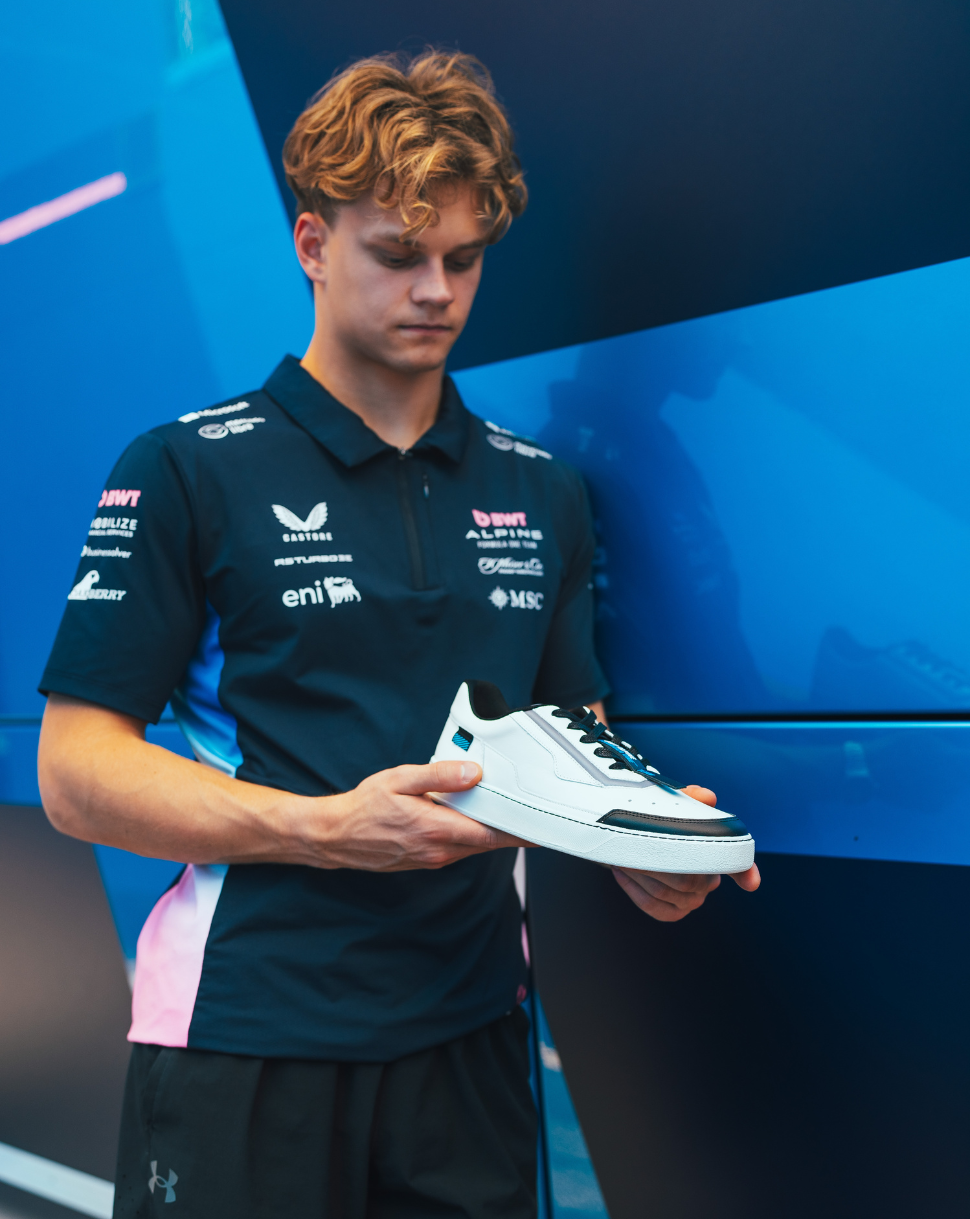 BWT Alpine Formula One Team x Endstate Sneaker - White/Black/Blue