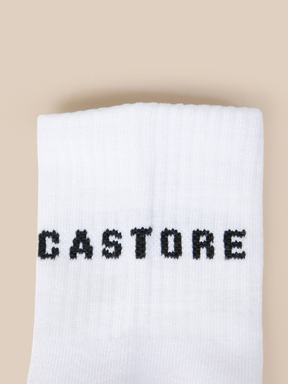 Castore X Braund 3 Pack Quarter Socks - White