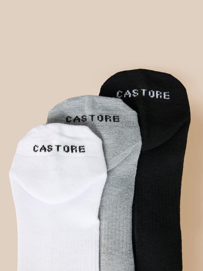 Castore X Cowdrey 3 Pack Trainer Liner Socks - Multi