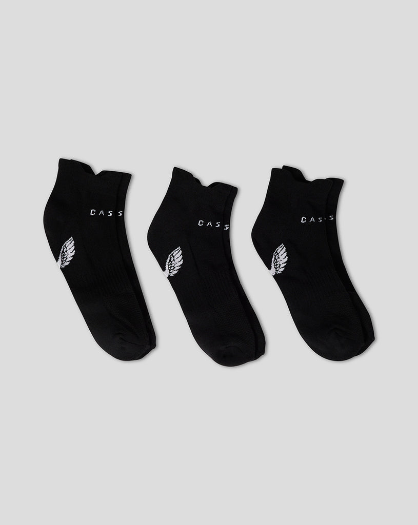 Cushioned Ankle Socks 3 Pack - Black