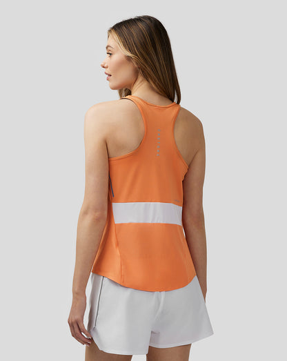 Women’s Apex Lightweight Panelled Tank Top - Dusty Orange