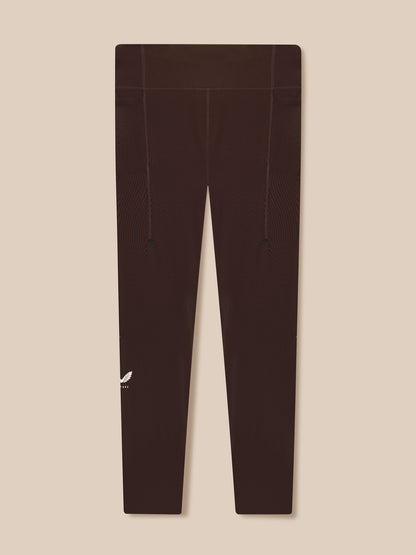 Zone Training Leggings - Brown