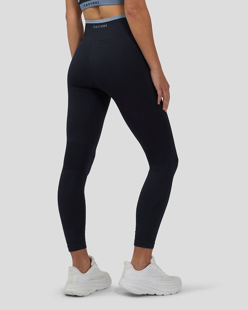 Women’s Flow Training ⅞ Length Seamless Leggings - Navy