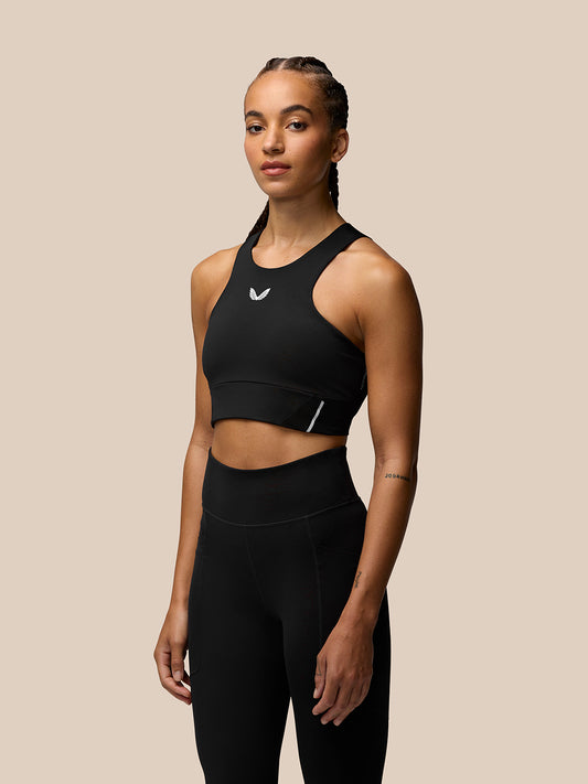 Women’s Apex Aeromesh Longline Sports Bra - Black