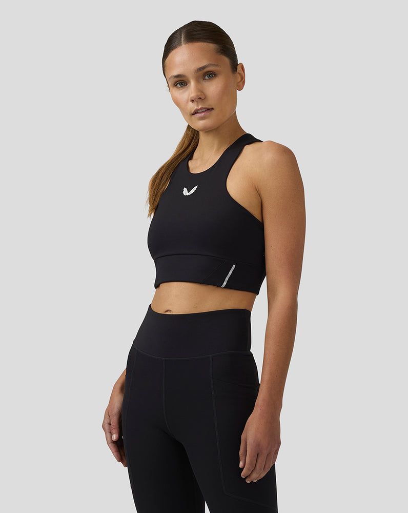 Women’s Apex Aeromesh Longline Sports Bra - Black