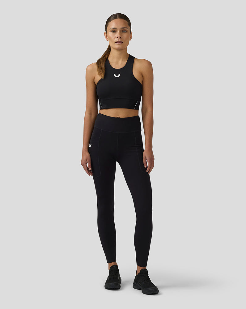 Women’s Apex Aeromesh Longline Sports Bra - Black