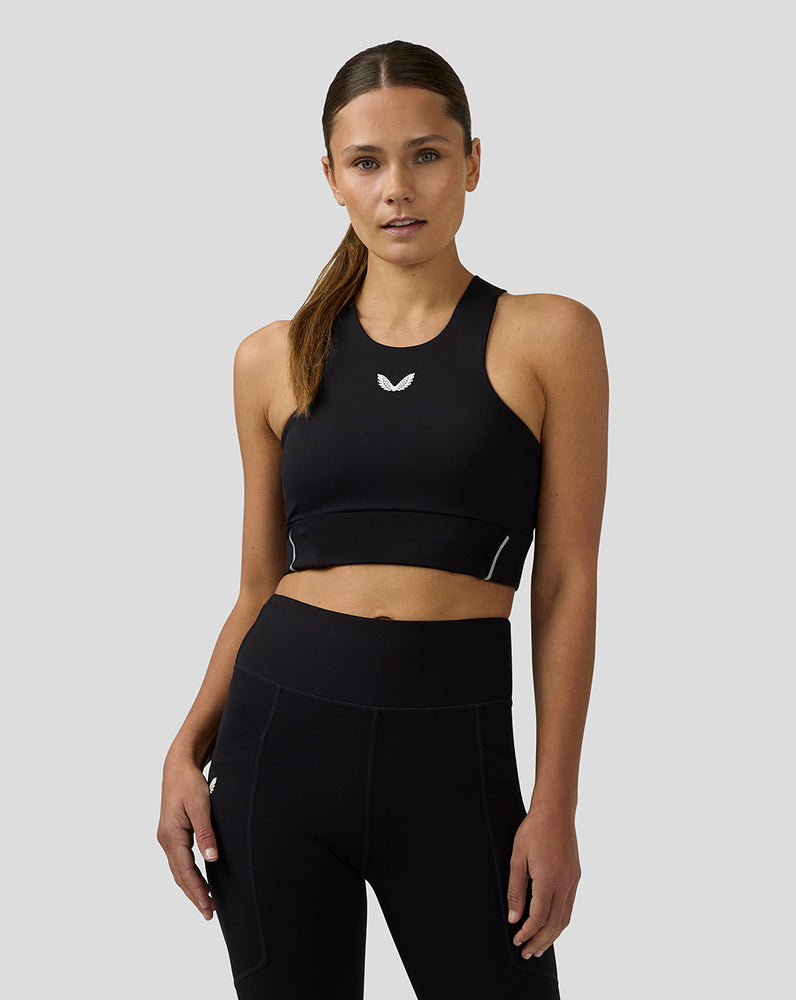 Women’s Apex Aeromesh Longline Sports Bra - Black