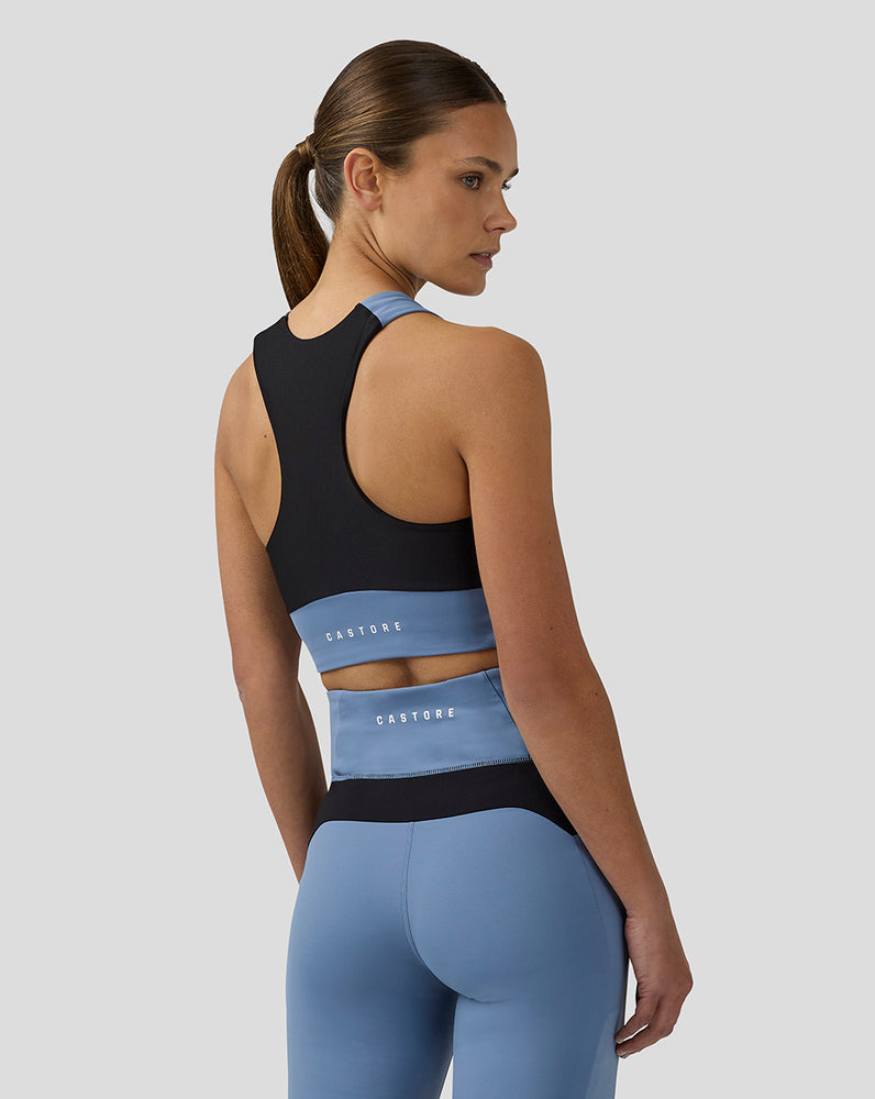 Women’s Apex Aeromesh Longline Sports Bra - Light Blue