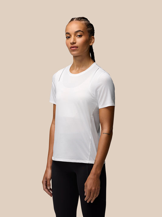 Women’s Apex Short Sleeve Aeromesh Training T Shirt – White