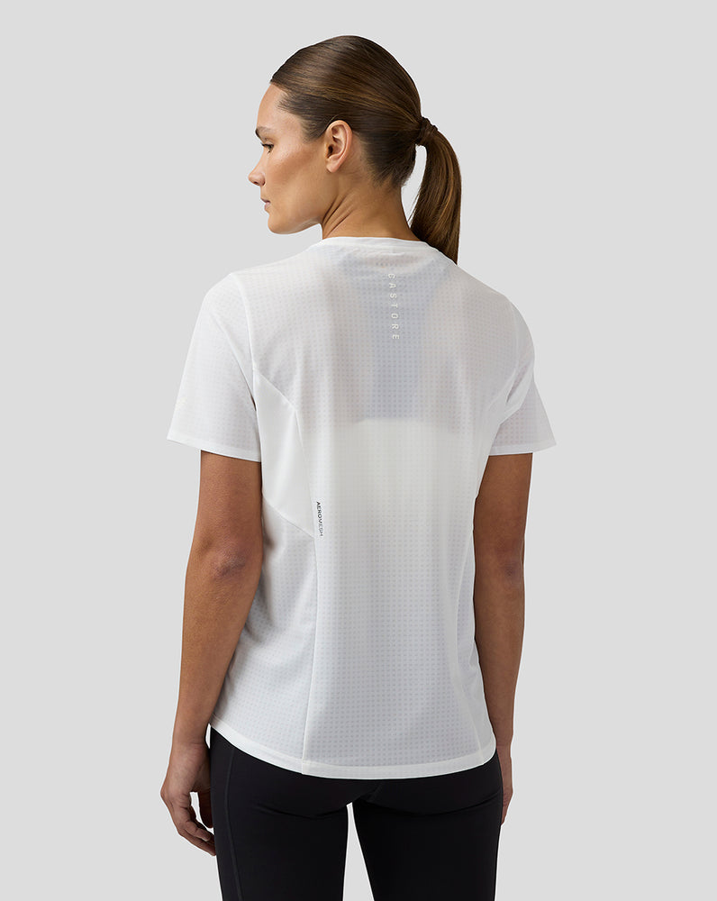 Women’s Apex Short Sleeve Aeromesh Training T Shirt – White