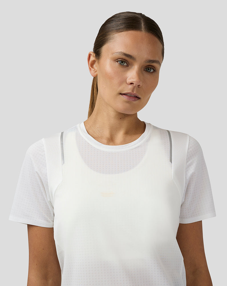 Women’s Apex Short Sleeve Aeromesh Training T Shirt – White