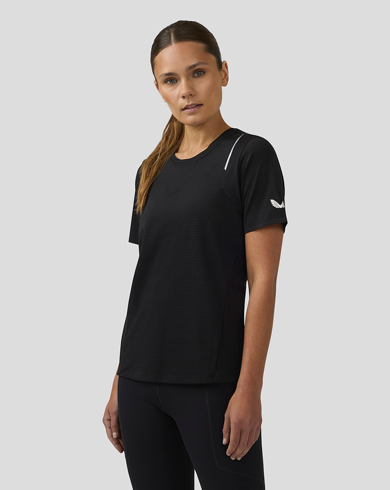 Women’s Apex Short Sleeve Aeromesh Training T Shirt – Black