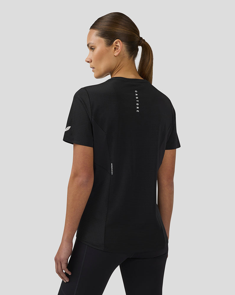 Women’s Apex Short Sleeve Aeromesh Training T Shirt – Black