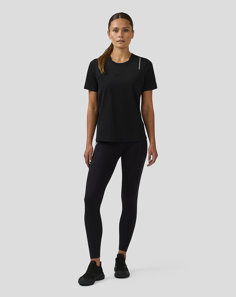 Women’s Apex Short Sleeve Aeromesh Training T Shirt – Black