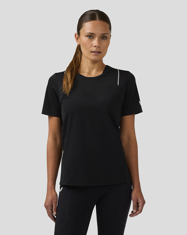 Women’s Apex Short Sleeve Aeromesh Training T Shirt – Black